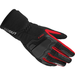Spidi Grip 3 H2Out Ladies Motorcycle Gloves - Black/Red Woman