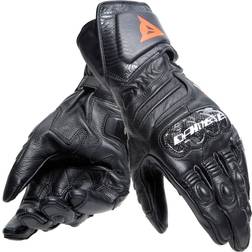 Dainese Carbon Long Leather Gloves Black Man