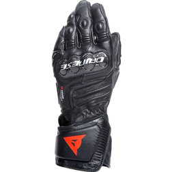 Dainese Carbon 4 Long Lady Leather Gloves - Schwarz/Weiss/Neon Damen