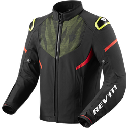 Rev'it! Hyperspeed H2O, Textiljacke wasserdicht Schwarz/Neon-Gelb