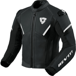 Rev'it! Jacket Matador Black/White Lederjacke White Black