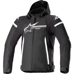 Alpinestars MC-Jakke ZACA Waterproof, Sort/Hvid