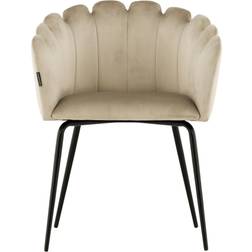 Venture Design Limhamn Beige/sort Køkkenstol