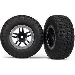 Traxxas Däck & Fälg BFGoodrich/S-Spoke Svart-Krom 4WD/2WD Bak 2