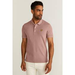 Lyle & Scott Plain Pique Polo Hutton Pink