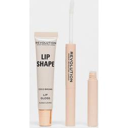 Makeup Revolution – Lip Shape Kit Coco Brown – Set för läppar No Size