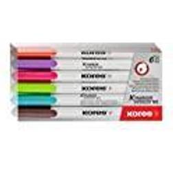 Kores Non-Permanent Marker K MARKER W1, 6er Etui