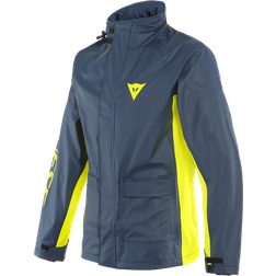 Dainese Storm 2 Rain Jacket - Black/Iris/Fluo-Yellow