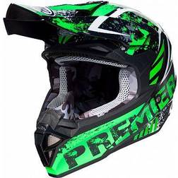 Premier Exige ZX Motocross Helmet - Black/Green