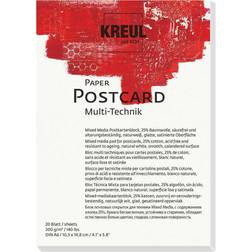 Kreul Künstlerblock Paper Postcard, DIN A6, 20 Blatt