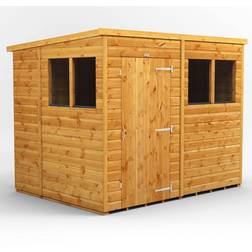 power Pent Roof Shed (Building Area )