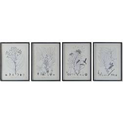 Dkd Home Decor Painting Modern Botanical plants 45 Framed Art