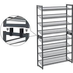 Songmics 12 Tier Cool Grey LMR08GB Shoe Rack