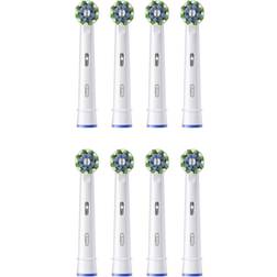 Oral-B Fastgørelige Børster Pro Cross Action 8 stk Hvid