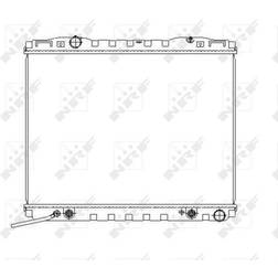 NRF Radiator 53366 Aluminium 640 470 18 Loddet Køleripper