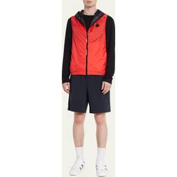 Moncler Pakito Hooded Gilet Red