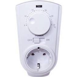 InterBär Raumthermostat Zwischenstecker 5 bis 30°C