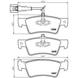 Brembo Brake Pad P 85 091