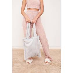 OHS Super Soft Faux Fur Tote Shopping Carrier Reusable Bag