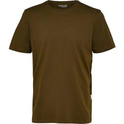 Selected Relaxed T-shirt - Dark Olive