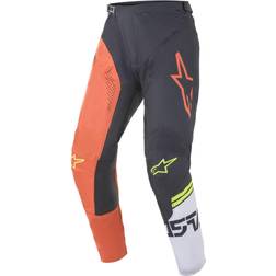 Alpinestars Pantalones de Cross Racer Compass Naranja-Antracita-Blanco