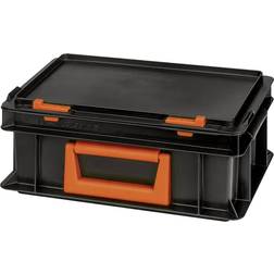 Alutec 139205110188 Kunststoffbox Magnus PC 5 B T 300 133 200 Schwarz, Orange 1 St.