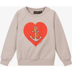 Mini Rodini Sailors Heart Sweatshirt Grey -104/110