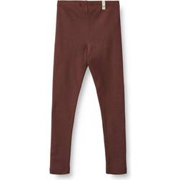 Wheat Rib Leggings Maddy Aubergine