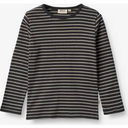 Wheat Navy Stripe Stig Bluse-4 år