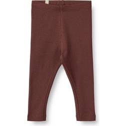 Wheat Rib Leggings Maddy Aubergine