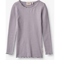 Wheat Lavender Reese Rib Bluse-4 år