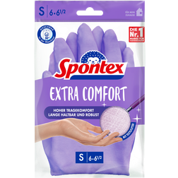 Spontex Extra komfort, premium-hushållshandskar med mjukt textilfoder, perfekt tvättbara