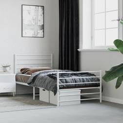 vidaXL fodgærde metal Sengeramme