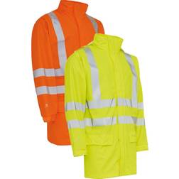 Elka Dry Zone Visible Regnjakke 2xl,orange