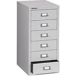 Bisley MultiDrawer L296 Schubladenschrank lichtgrau 6 Schubladen 27,8 x 38,0 x 59,0 cm