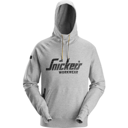 Snickers Workwear Luvtröja Med Logo - Grå Melange