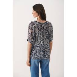 Part Two Popsypw Bl Bluser 30307904 Midnight Navy Botanical