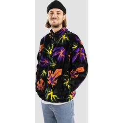 HUF Lowell Jacquard Sherpa Zip Jakke multi