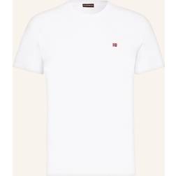 Napapijri – Salis – Vit t-shirt med liten logga-Vit/a