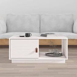 vidaXL 80x50x35,5 massivt fyrretræ Sofabord