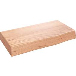 vidaXL Light Brown 40 x 20 x 6 cm Wall Shelf