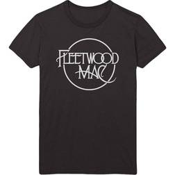 Fleetwood Mac Unisex T-skjorte Med Logo - Svart