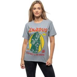 Bob Marley Exodus 1977 Tour Dye Wash Fashion T Shirt