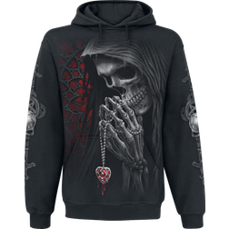 Spiral Gothic Kapuzenpullover Für Männer - Schwarz