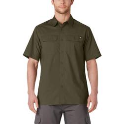 Dickies Men's Ripstop Shirt, Medium, Brt Green