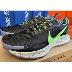 Nike Pegasus Trail 3 Black Green Strike - Men's