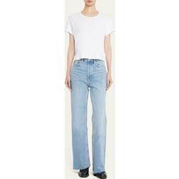 Re/Done Hanes 1950s Boxy Tee - Optic White