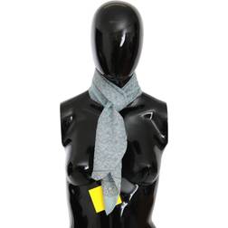 Ermanno Scervino Bandana Wrap Shawl Foulard Men's Scarf blue