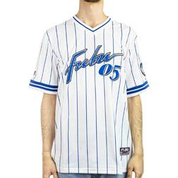 FUBU Retro Pinstripe Jersey - White/Blue