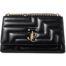 Jimmy Choo Avenue Shoulder Bag - Black/Light Gold